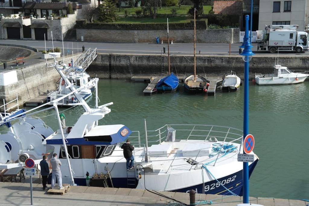 Vue Sur Mer Port-en-Bessin-Huppain Extérieur photo