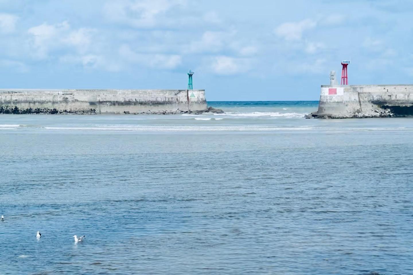 Vue Sur Mer Port-en-Bessin-Huppain Extérieur photo
